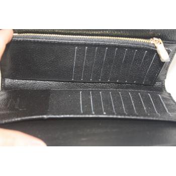 Louis Vuitton Mahina Leather M95550 Black Wallet Ladies