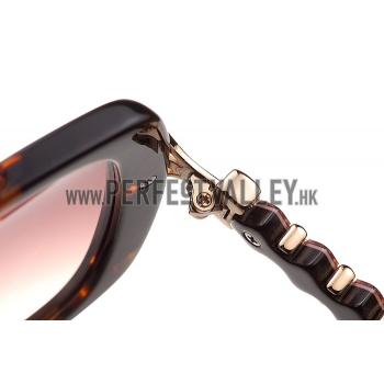 Louis Vuitton Petal Motif Tortoise Frame Sunglasses 308114