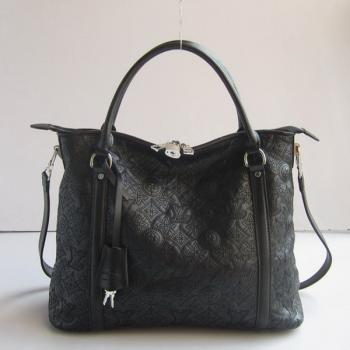 Louis Vuitton Antheia M97068 Black Lambskin Large Replica