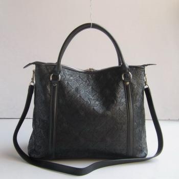 Louis Vuitton Antheia M97068 Black Lambskin Large Replica