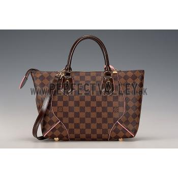 Louis Vuitton Cassa Tote PM Damier Ebene Canvas Pink