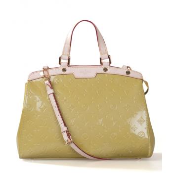 Louis Vuitton Monogram Vernis M91455 Yellow Medium Ladies Bag HM05168