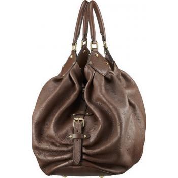 Cheap Louis Vuitton Mahina Leather M95998 Coffee Large Cross Body Bag