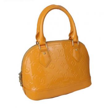 Cheap Louis Vuitton Monogram Vernis M91606 Yellow Small 2way