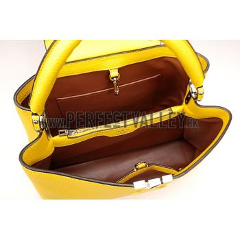 Louis Vuitton Capucines Yellow