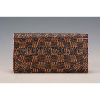 Louis Vuitton Damier Ebene Caissa Wallet Pink