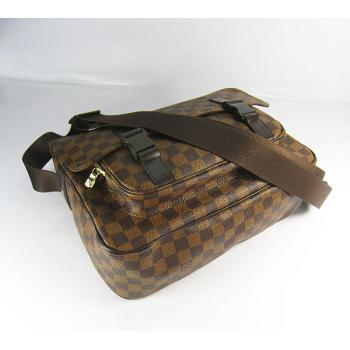 Louis Vuitton Damier Canvas N51125 Brown Medium Mens Bag