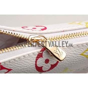 Louis Vuitton Mini Pochette Accessories Evaison White Monogram Canvas