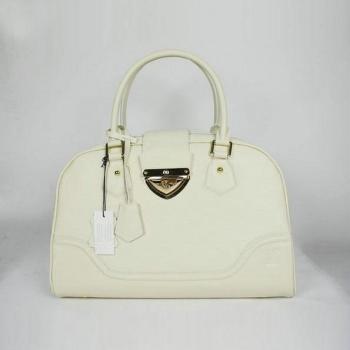 Louis Vuitton EPI Leather M59312 Apricot Cow Leather HandBags Replica