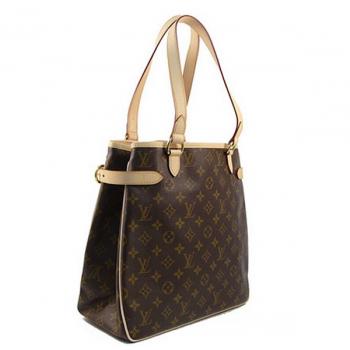 Cheap Cheap Louis Vuitton Monogram Canvas M51153 Brown Cow Leather Medium Bag