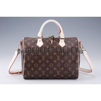 Louis Vuitton Monogram Speedy 30 with Shoulder Strap