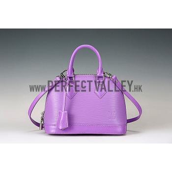 Louis Vuitton Alma BB Purple Epi Leather   607506