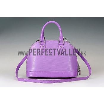 Louis Vuitton Alma BB Purple Epi Leather   607506