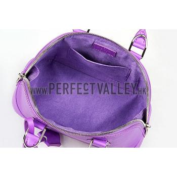 Louis Vuitton Alma BB Purple Epi Leather   607506