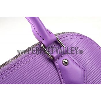 Louis Vuitton Alma BB Purple Epi Leather   607506