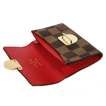 Cheap Louis Vuitton Damier Canvas N60004 Canvas Small Ladies Wallet HM05490