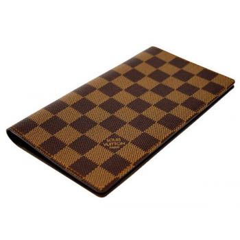 Louis Vuitton Damier Canvas N62226 Brown Small Unisex Wallet