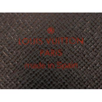 Louis Vuitton Damier Canvas N62226 Brown Small Unisex Wallet