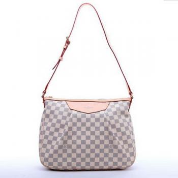 Cheap Louis Vuitton Damier Canvas N41112 White Large Ladies