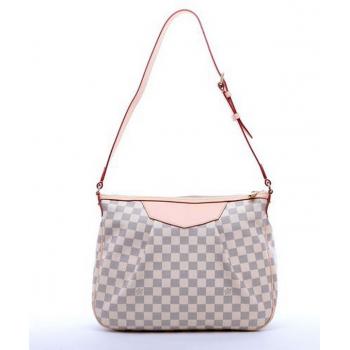 Cheap Louis Vuitton Damier Canvas N41112 White Large Ladies