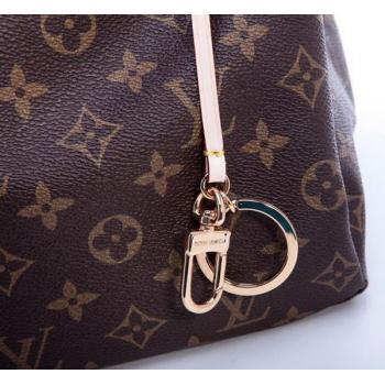 Louis Vuitton Monogram Canvas M40249 Brown Large 2way