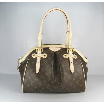 Louis Vuitton Monogram Canvas M40144 Brown Cow Leather Cross Body Bag