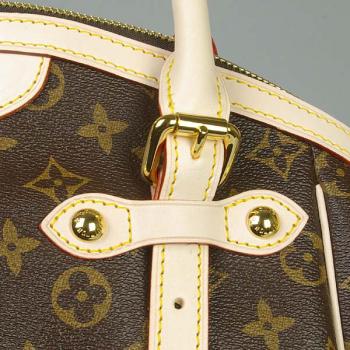 Louis Vuitton Monogram Canvas M40144 Brown Cow Leather Cross Body Bag