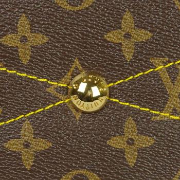 Louis Vuitton Monogram Canvas M40144 Brown Cow Leather Cross Body Bag