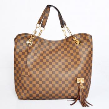 Cheap Louis Vuitton Damier Canvas N95686 Large HandBags Ladies Replica