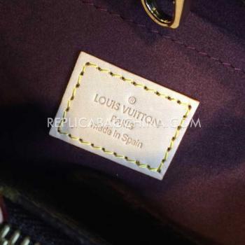 Replica Louis Vuitton Monogram Brown Calfskin Handbag