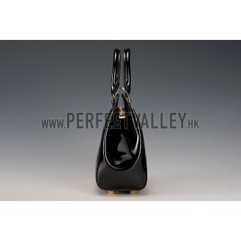 Louis Vuitton Brea Monogram Vernis PM Bag Black