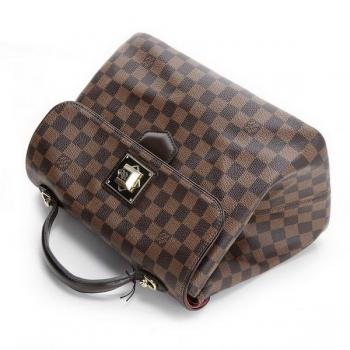 Louis Vuitton Damier Canvas N41169 Brown Large 2way