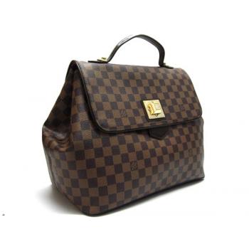 Louis Vuitton Damier Canvas N41169 Brown Large 2way