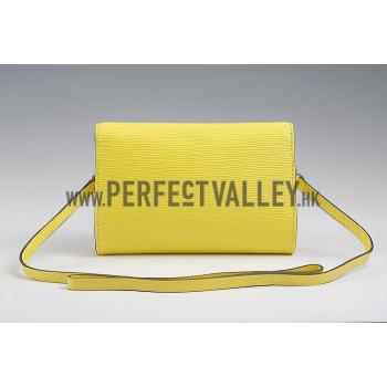 Replica Louis Vuitton Louise Epi PM Jaune Pale 607874