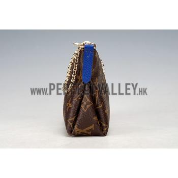 Replica Louis Vuitton Monogram Pallas Clutch Blue 18926642