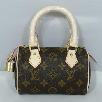 Replica Louis Vuitton Monogram Canvas M41534 Cow Leather Small HandBags