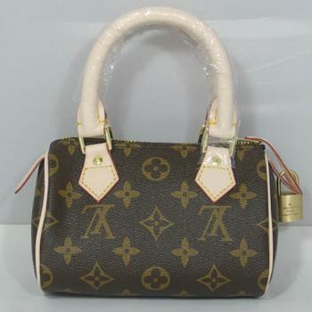 Replica Louis Vuitton Monogram Canvas M41534 Cow Leather Small HandBags