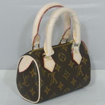 Replica Louis Vuitton Monogram Canvas M41534 Cow Leather Small HandBags