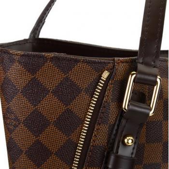 Louis Vuitton Damier Canvas N41108 Cow Leather 2way Ladies