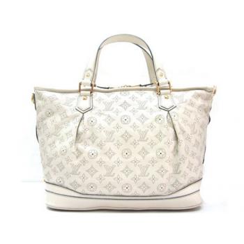 Cheap Louis Vuitton Mahina Leather M93178 Beige 2way Ladies