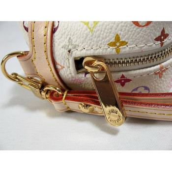 Cheap Louis Vuitton Monogram Multicolore M58033 White Small Wallet Replica