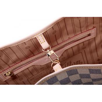 Louis Vuitton Damier Canvas N51107 Grey Canvas Medium Bag