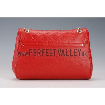 Cheap Louis Vuitton Monogram Empreinte St Germain Red Bag