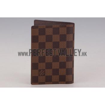 Louis Vuitton Damier Ebene Canvas CheckBook and Card Holder