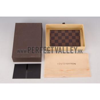 Louis Vuitton Damier Ebene Canvas CheckBook and Card Holder