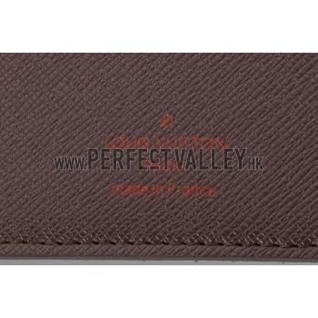 Louis Vuitton Damier Ebene Canvas CheckBook and Card Holder