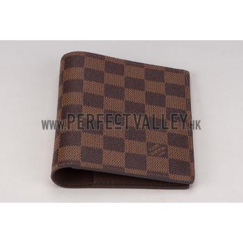 Louis Vuitton Damier Ebene Canvas CheckBook and Card Holder