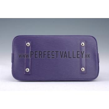 Louis Vuitton Alma MM Epi Leather Plum