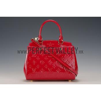 Louis Vuitton Brea Monogram Vernis PM Bag Cherry