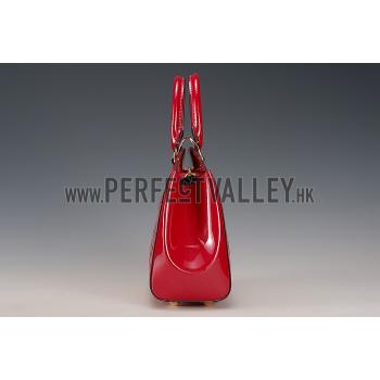 Louis Vuitton Brea Monogram Vernis PM Bag Cherry